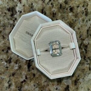 Swarovski Millenia Emerald-Cut Ring